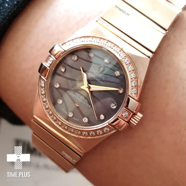 ساعت مچی زنانه امگا رزگلد
