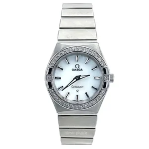 ساعت مچی زنانه امگا نقره ای