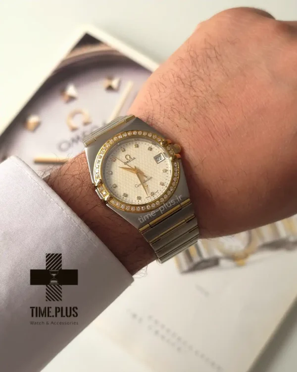 ساعت مچی مردانه امگا مدل کانسلیشن سفید