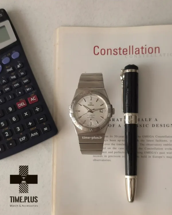 ساعت مچی مردانه امگا نقره ای