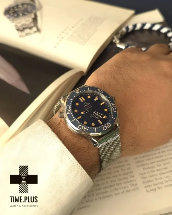 ساعت مچی مردانه امگا مدل سیمستر سرمه ای