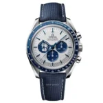 ساعت مچی مردانه امگا مدل اسپید مستر اسنوپی سفید سرمه ای