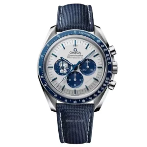 ساعت مچی مردانه امگا مدل اسپید مستر اسنوپی سفید سرمه ای