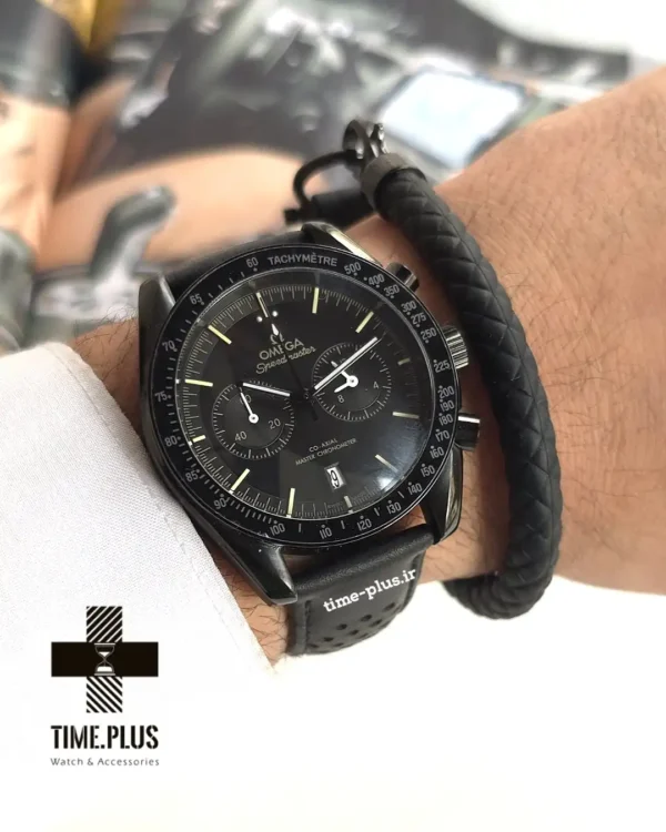 ساعت مچی مردانه امگا مدل اسپید مستر مشکی