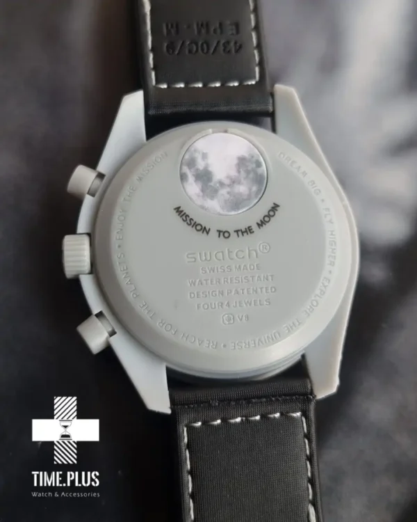 ساعت مچی زنانه امگاسواچ مدل Mission to Earthphase مشکی و طوسی