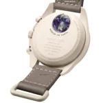 ساعت مچی مردانه امگاسواچ مدل Earth Desert قهوه ای