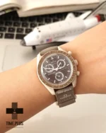 ساعت مچی مردانه امگاسواچ مدل Earth Desert قهوه ای