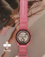 ساعت مچی مردانه امگاسواچ مدل Pink Moon صورتی