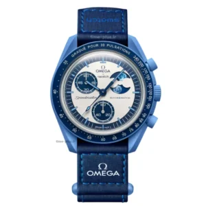 ساعت مچی مردانه امگاسواچ مدل Super Blue آبی