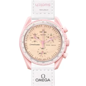 ساعت مچی مردانه امگاسواچ مدل Mission to Venus صورتی