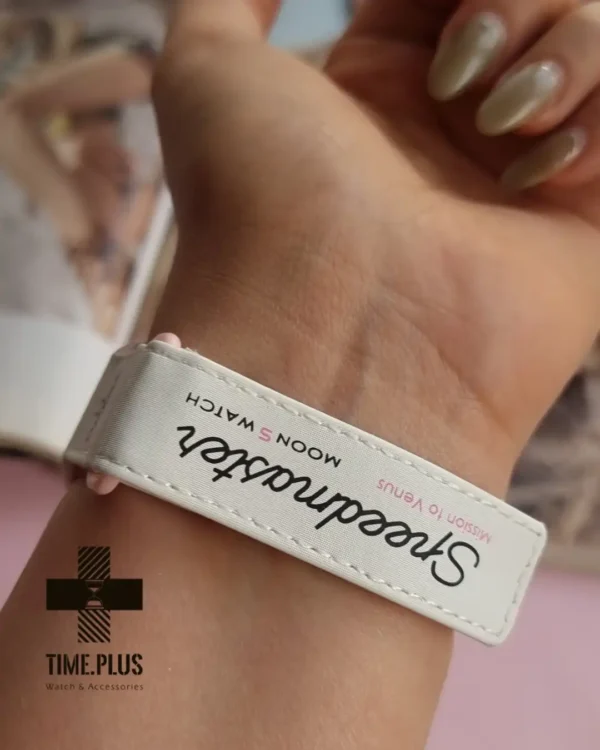 ساعت مچی زنانه امگاسواچ مدل Mission to Venus صورتی