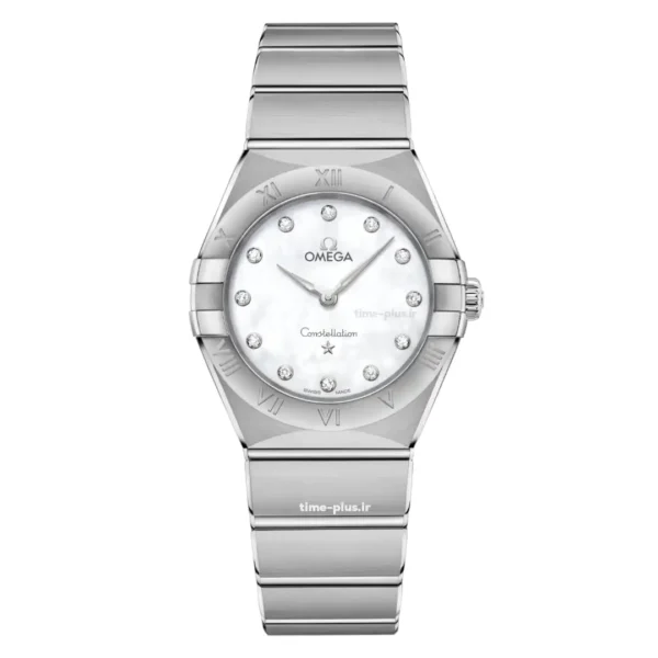 ساعت مچی زنانه امگا مدل کانسلیشن نقره ای