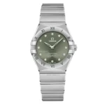 ساعت مچی زنانه امگا نقره ای