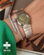 ساعت مچی زنانه امگا نقره ای