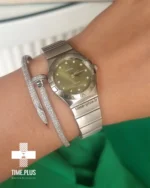 ساعت مچی زنانه امگا نقره ای