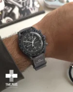 ساعت مچی زنانه امگاسواچ مدل Mission to Mercury طوسی پر رنگ