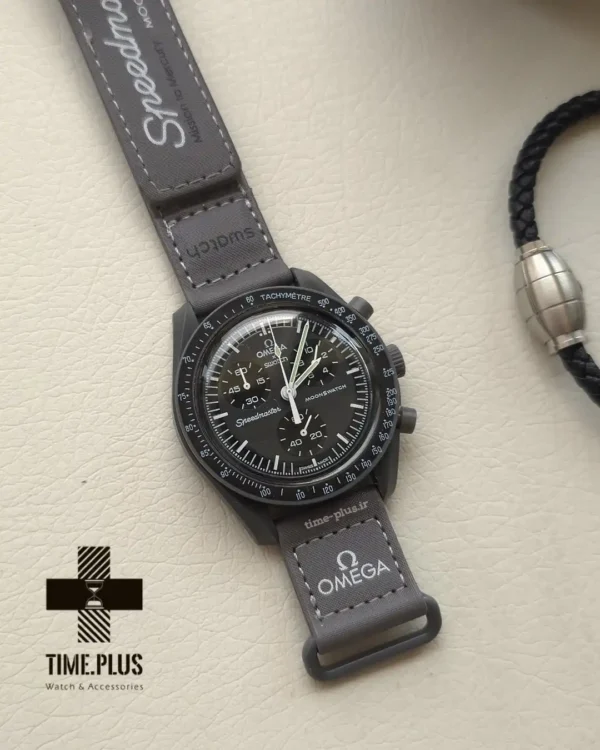 ساعت مچی مردانه امگاسواچ مدل Mission to Mercury طوسی پر رنگ