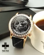 ساعت مچی مردانه پتک فیلیپ مدل CELESTIAL, MOON AGE رزگلد