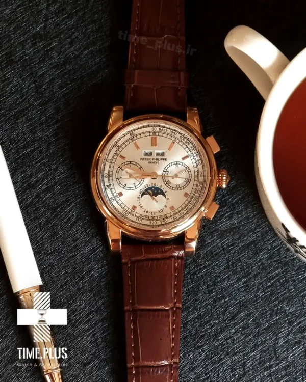 ساعت مچی مردانه پتک فیلیپ نقره ای