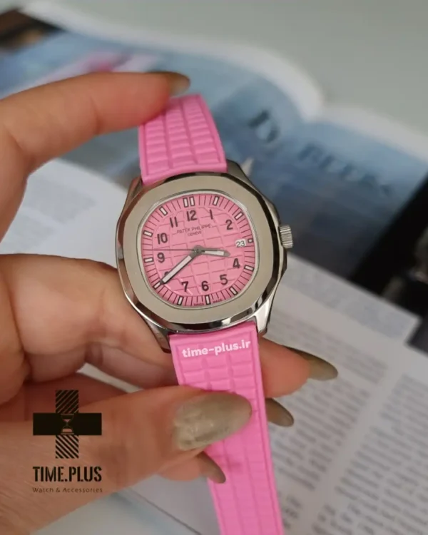 ساعت مچی زنانه پتک فیلیپ مدل آکوانات نقره ای