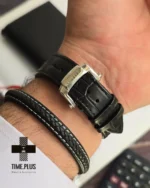 ساعت مچی مردانه پتک فیلیپ مدل ناتالیوس چرمی مشکی