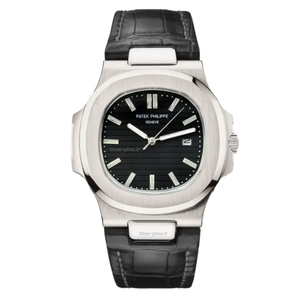 ساعت مچی مردانه پتک فیلیپ مدل ناتالیوس چرمی مشکی