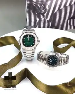 ساعت مچی ست زنانه و مردانه پتک فیلیپ مدل ناتالیوس سبز