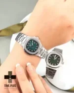 ساعت مچی ست زنانه و مردانه پتک فیلیپ مدل ناتالیوس سبز