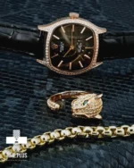 ساعت مچی زنانه رولکس مدل چلینی مشکی