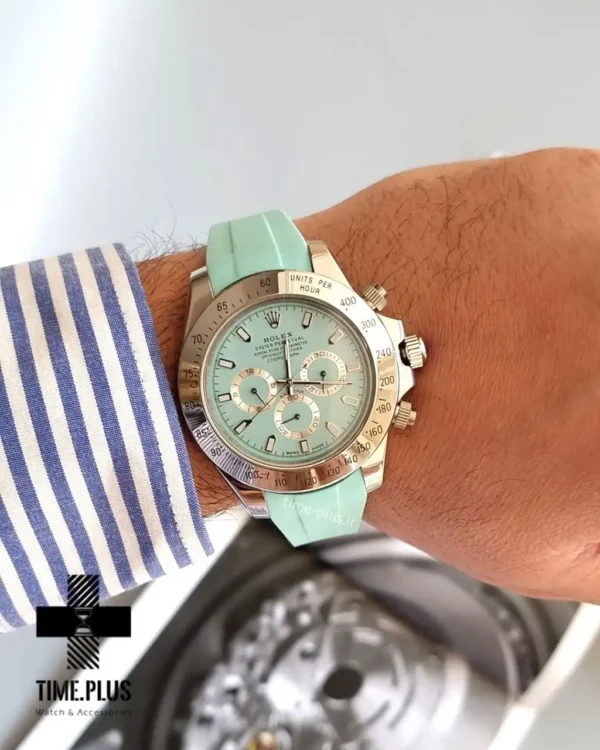 ساعت مچی زنانه رولکس مدل دی تونا نقره ای