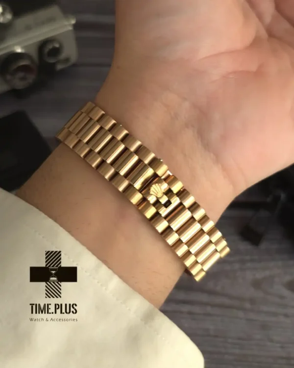 ساعت مچی مردانه رولکس مدل دیت جاست اتوماتیک مشکی