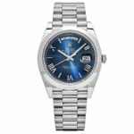 ساعت مچی زنانه رولکس مدل دی دیت نقره ای