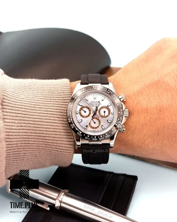 ساعت مچی زنانه رولکس مدل دیتونا نقره ای