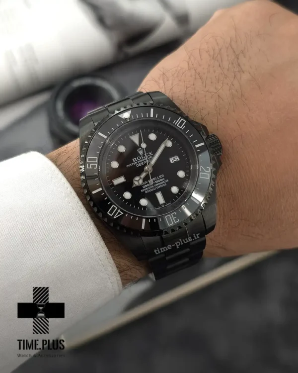 ساعت مچی مردانه رولکس مدل سی دولر تمام مشکی