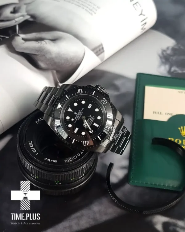 ساعت مچی مردانه رولکس مدل سی دولر تمام مشکی