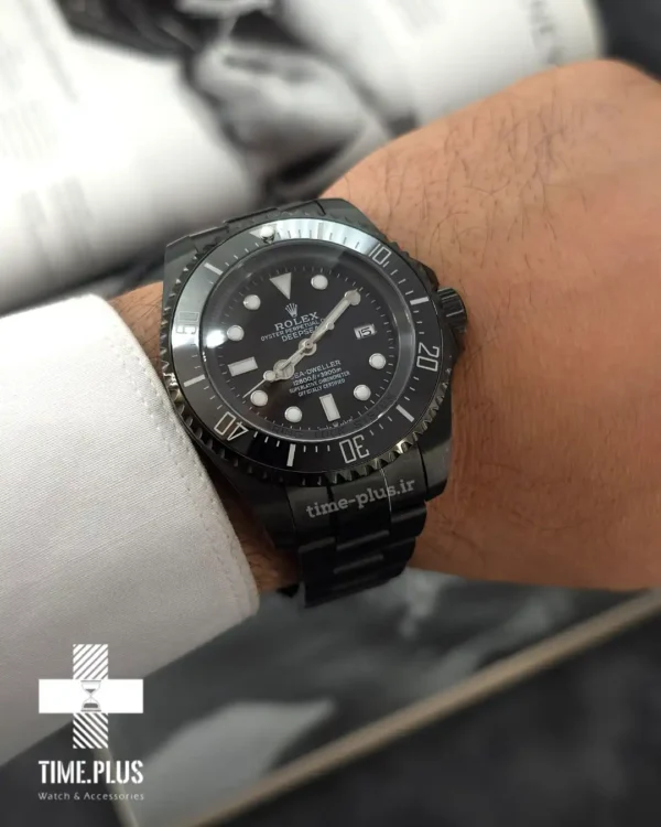 ساعت مچی مردانه رولکس مدل سی دولر تمام مشکی