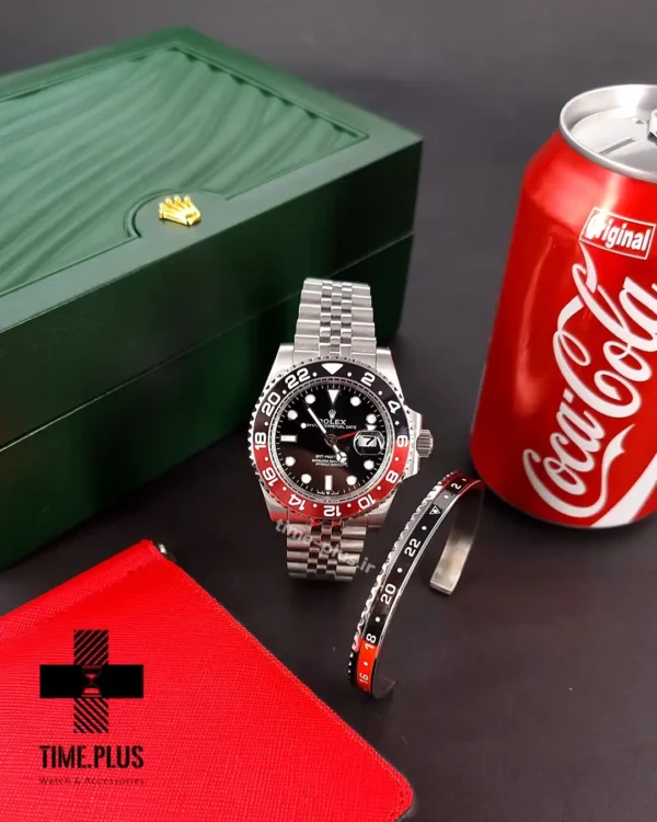 ساعت مچی مردانه رولکس مدل GMT-Master II coke مشکی