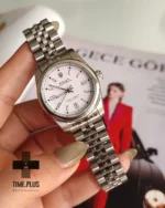 ساعت مچی زنانه رولکس مدل اویستر پروپچوال نقره‌ای