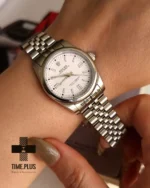 ساعت مچی زنانه رولکس مدل اویستر پروپچوال نقره‌ای