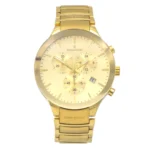 ساعت مچی مردانه رومانسون مدل کرنوگراف طلایی