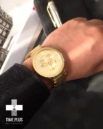 ساعت مچی مردانه رومانسون مدل کرنوگراف طلایی