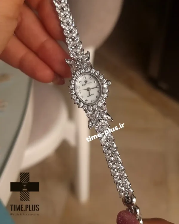 ساعت مچی زنانه رویال کرون نقره ای