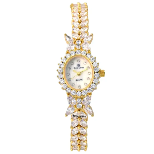 ساعت مچی زنانه رویال کرون طلایی