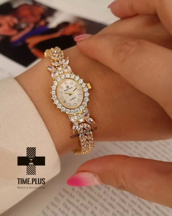 ساعت مچی زنانه رویال کرون طلایی