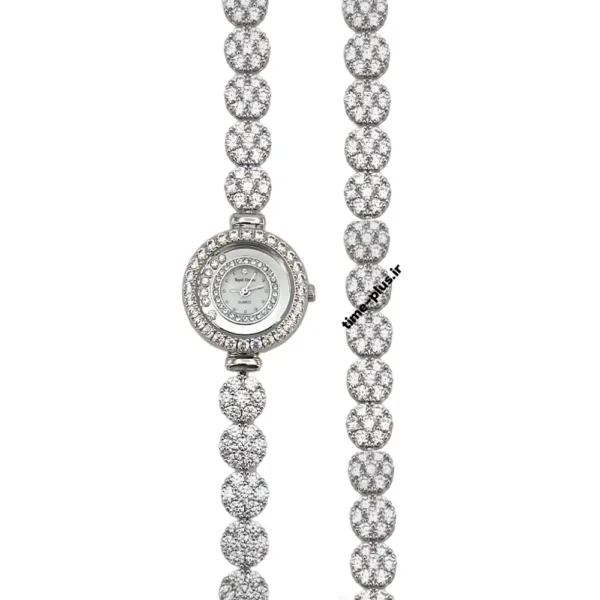 ساعت مچی زنانه رویال کرون نقره ای