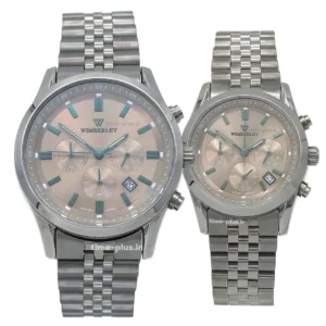 ساعت مچی ست زنانه و مردانه ویمبرلی مدل زنانه: WB-SS230L-J, مردانه: WB-SS230G-J طوسی
