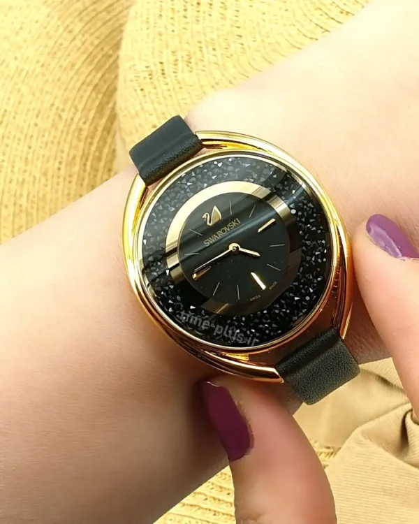 ساعت مچی زنانه سواروسکی مشکی
