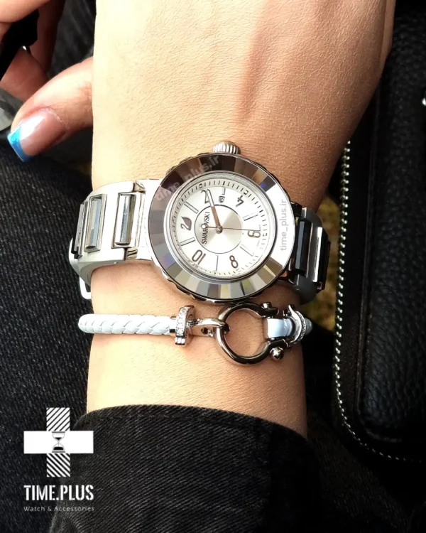 ساعت مچی زنانه سواروسکی نقره ای