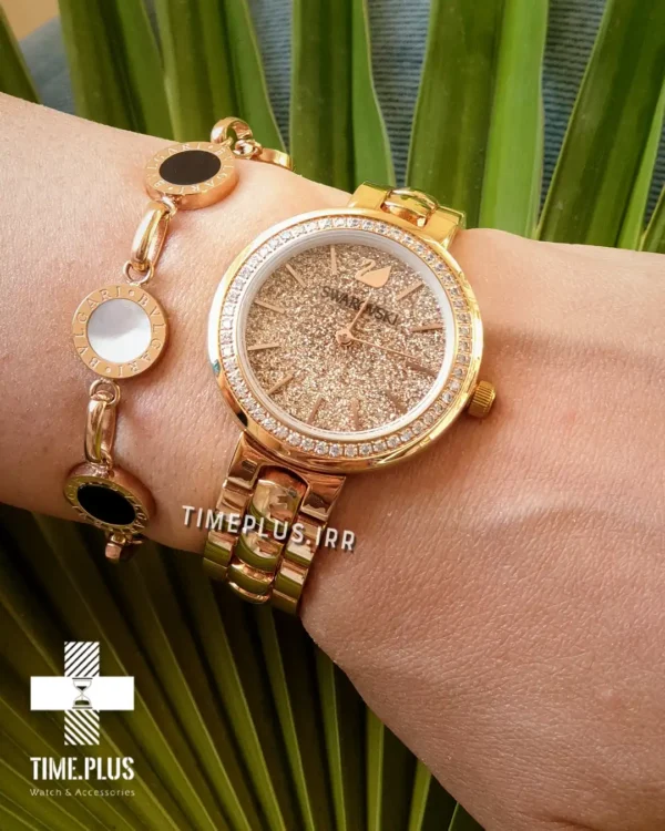 ساعت مچی زنانه سواروسکی رزگلد