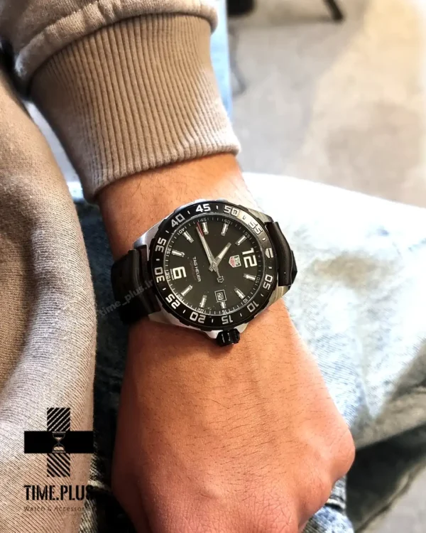 ساعت مچی مردانه تگ هویر مدل فرمول یک مشکی